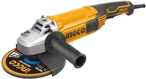 INGCO AG220018 2200W Angle Grinder with 230mm Disc Diameter & 6600rpm No-Load Speed feature image