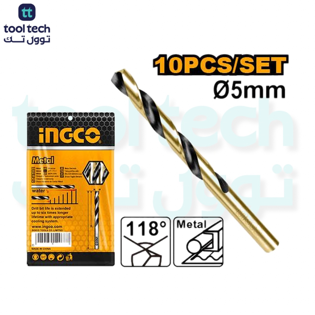 INGCO DBT1100503 HSS Drill Bit
