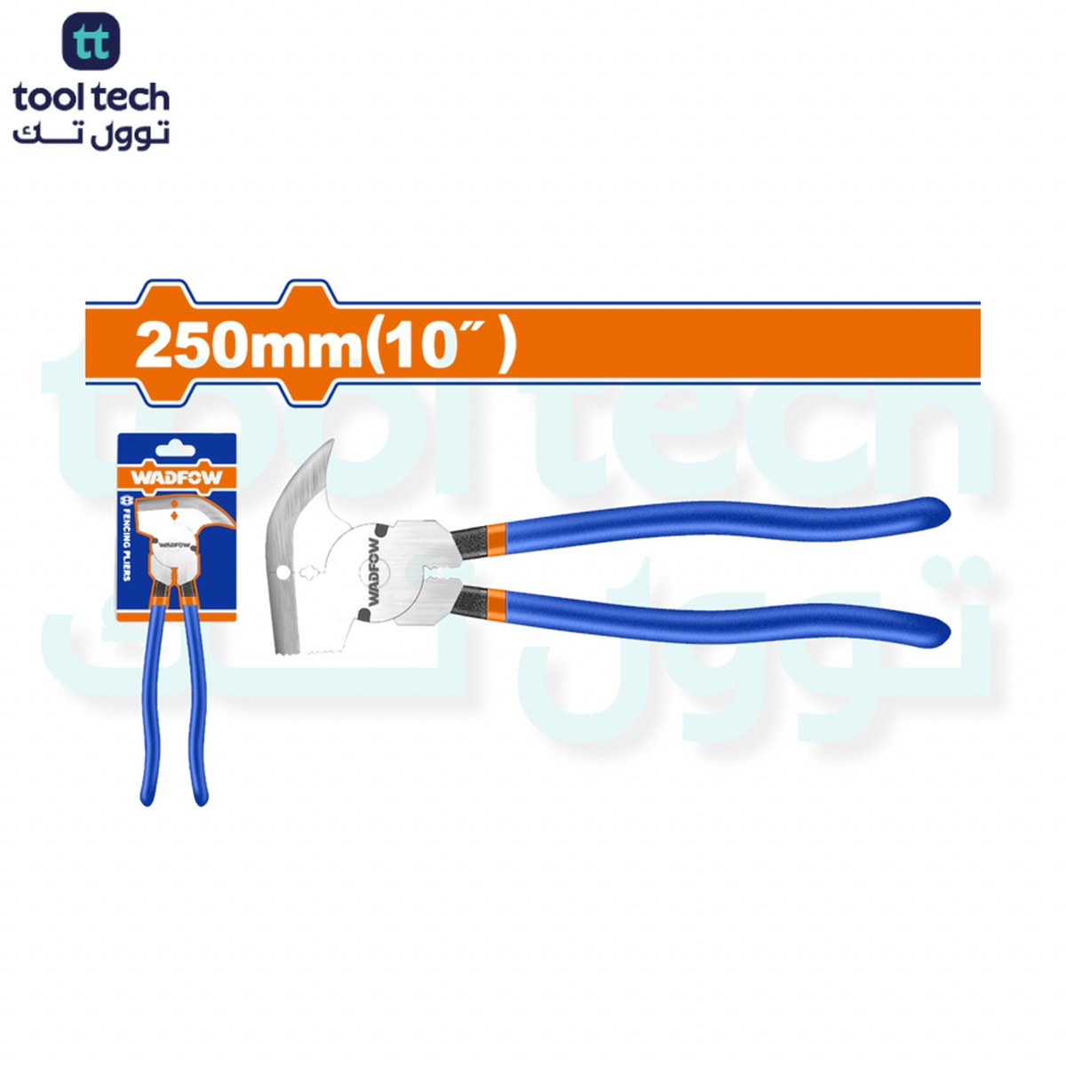 Alicate Diablo 10" Pulido Mango Ergonómico WADFOW WPL9710