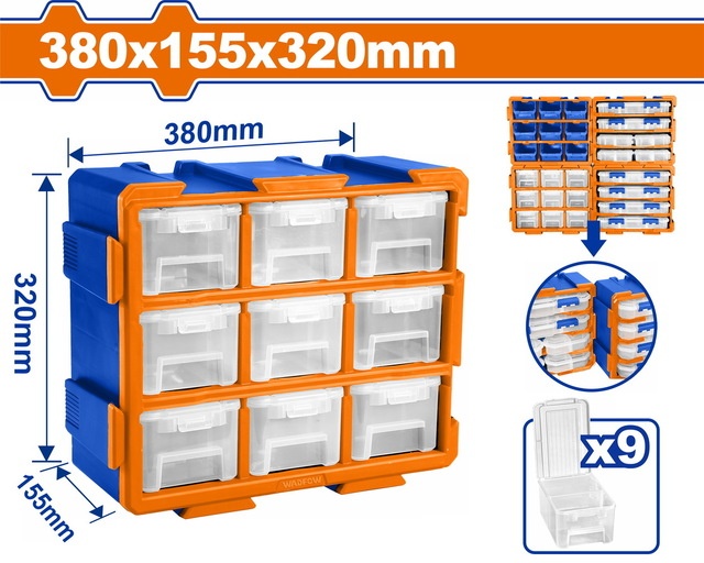 WADFOW Modular Storage Tower 380X155X320mm (WTB8331) feature image