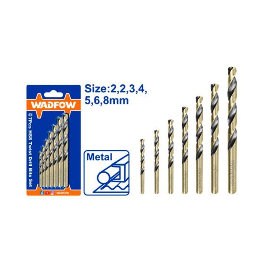HSS/Metal Twist Drill Bits Set For Metal 7 pcs WTD3K01 feature image