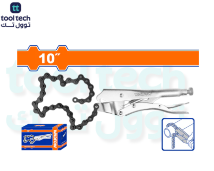WADFOW Chain Clamp Locking Plier 10 Inch - WLP5510
