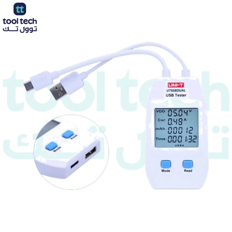 UNI-T-UT658-USB-Tester-Charger-Type-C-Type-A-Interface-Mobile-Charge-Current-Capacity-Energy-510x510