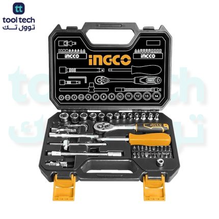 INGCO HKTS14451 45 Pcs 1/4" socket set Socket Set (Pack of 45)