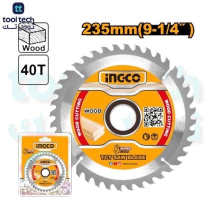 TCT saw blade for wood 9.25″ 40T – P5C25 | TSB123525 Ingco