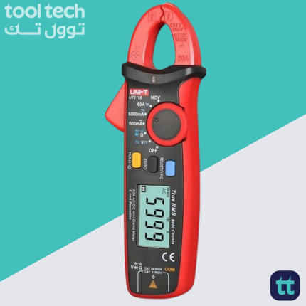 UNI-T UT211B Digital Mini Clamp Meter | بنسة مللي امبير متردد و ثابت و مزودة بقياس المقاومة و الفولت و المكثف و مُحوِّل الجهد إلى تردد
