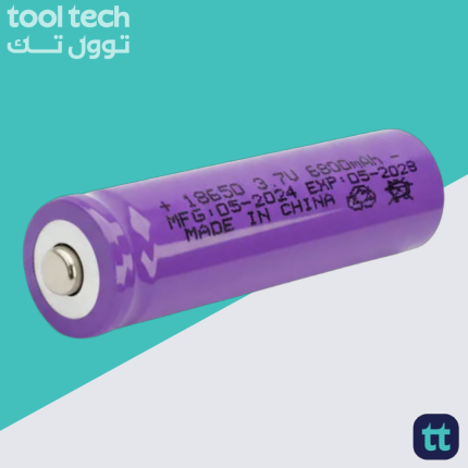 18650 rechargeable lithium battery 6800mAh - ideal for flashlights, shavers and electronic projects