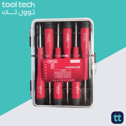 Toplia Professional 6-Pcs Precision Screwdriver Set (SD061004)