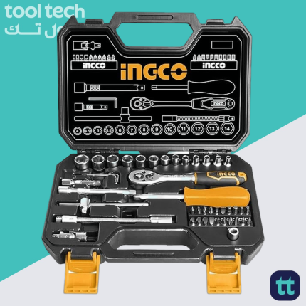 INGCO HKTS14451 45 Pcs 1/4" socket set Socket Set (Pack of 45)